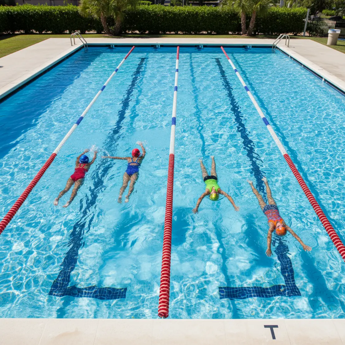 Swimming category banner